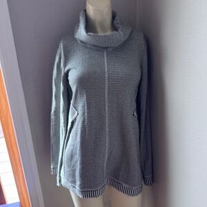Anthropologie Maeve striped turtleneck top size xs long sleeve NWOT